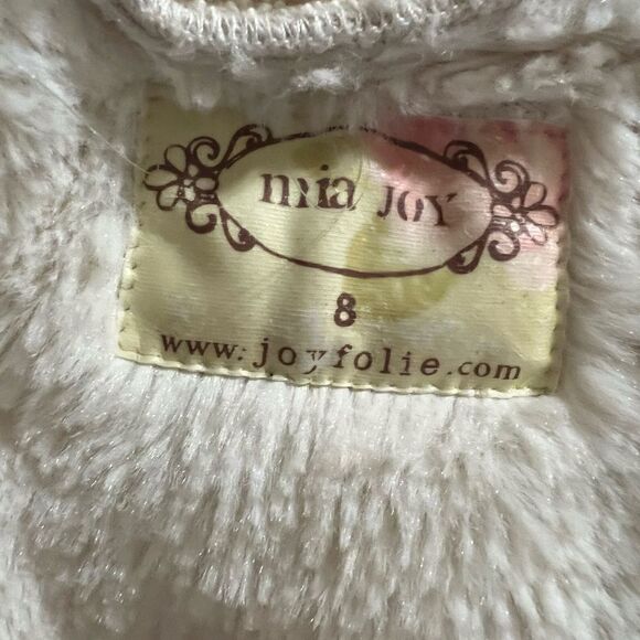 Mia Joy size 8 girls glitzy cozy jacket - Picture 4 of 11